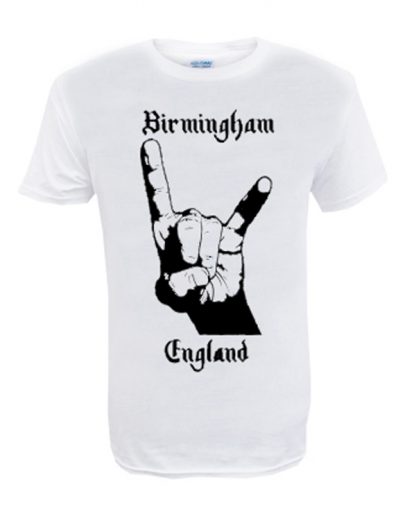 Men's Birmingham England WHT T