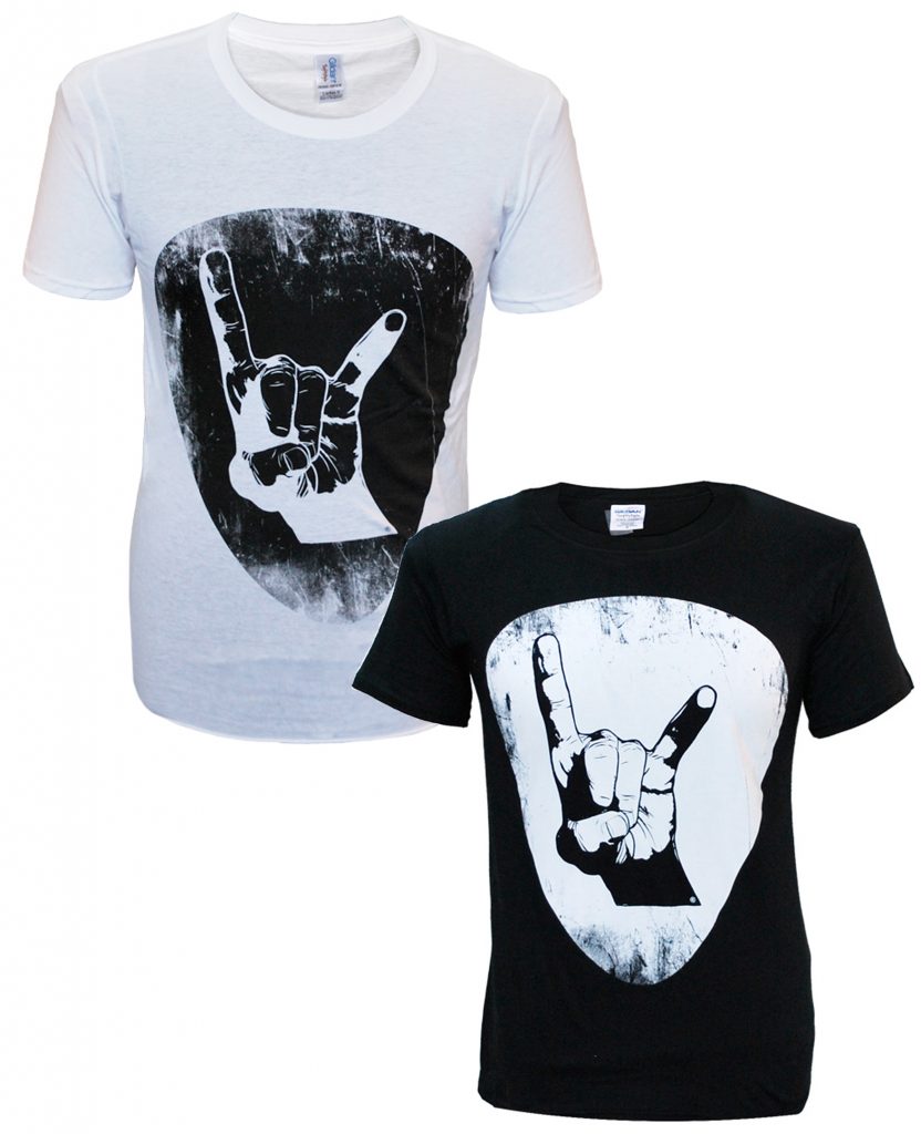 Men's Plectrum T black and white